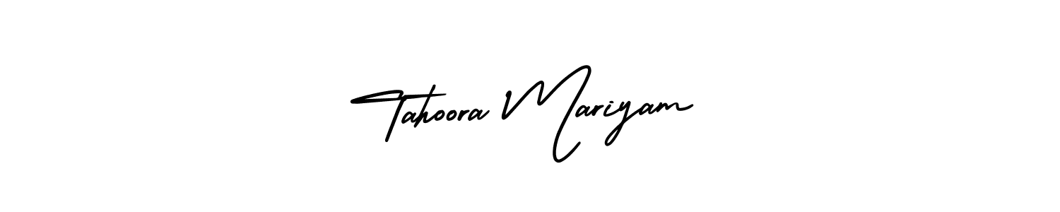 Create a beautiful signature design for name Tahoora Mariyam. With this signature (AmerikaSignatureDemo-Regular) fonts, you can make a handwritten signature for free. Tahoora Mariyam signature style 3 images and pictures png