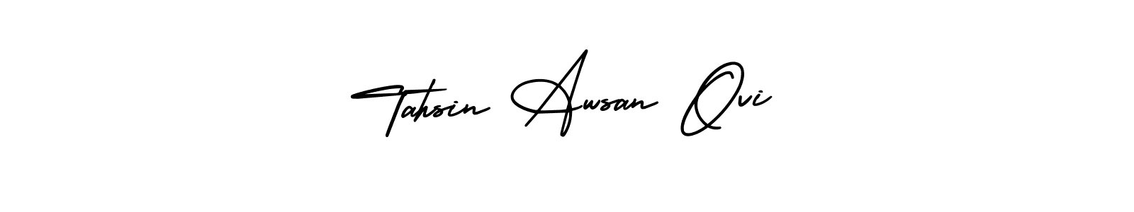 Similarly AmerikaSignatureDemo-Regular is the best handwritten signature design. Signature creator online .You can use it as an online autograph creator for name Tahsin Awsan Ovi. Tahsin Awsan Ovi signature style 3 images and pictures png