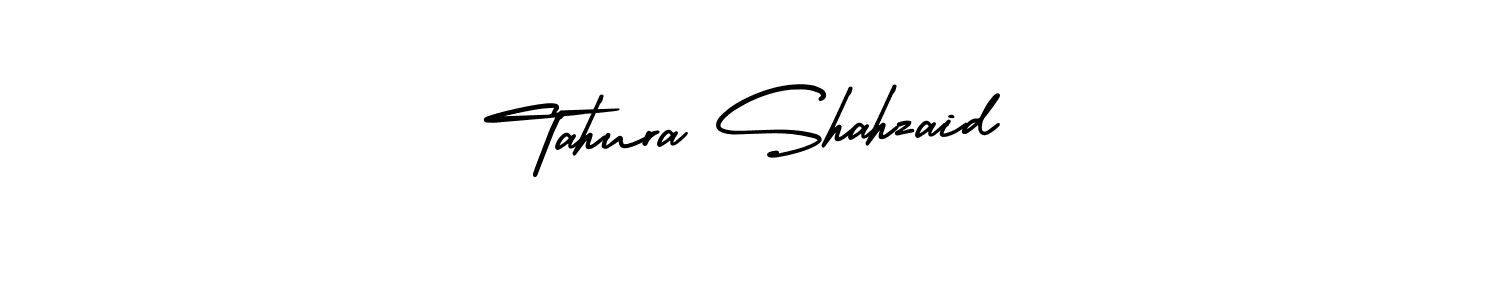 Use a signature maker to create a handwritten signature online. With this signature software, you can design (AmerikaSignatureDemo-Regular) your own signature for name Tahura Shahzaid. Tahura Shahzaid signature style 3 images and pictures png
