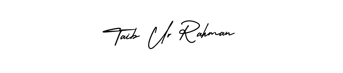 Make a beautiful signature design for name Taib Ur Rahman. With this signature (AmerikaSignatureDemo-Regular) style, you can create a handwritten signature for free. Taib Ur Rahman signature style 3 images and pictures png