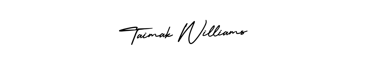 Similarly AmerikaSignatureDemo-Regular is the best handwritten signature design. Signature creator online .You can use it as an online autograph creator for name Taimak Williams. Taimak Williams signature style 3 images and pictures png