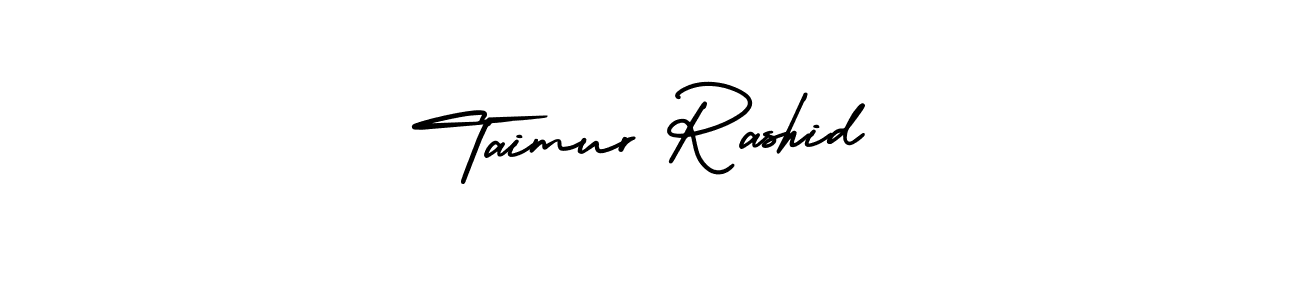 Create a beautiful signature design for name Taimur Rashid. With this signature (AmerikaSignatureDemo-Regular) fonts, you can make a handwritten signature for free. Taimur Rashid signature style 3 images and pictures png