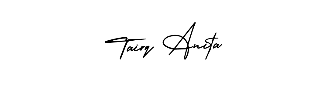 Make a beautiful signature design for name Tairq Anita. Use this online signature maker to create a handwritten signature for free. Tairq Anita signature style 3 images and pictures png