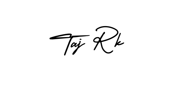 Also You can easily find your signature by using the search form. We will create Taj Rk name handwritten signature images for you free of cost using AmerikaSignatureDemo-Regular sign style. Taj Rk signature style 3 images and pictures png