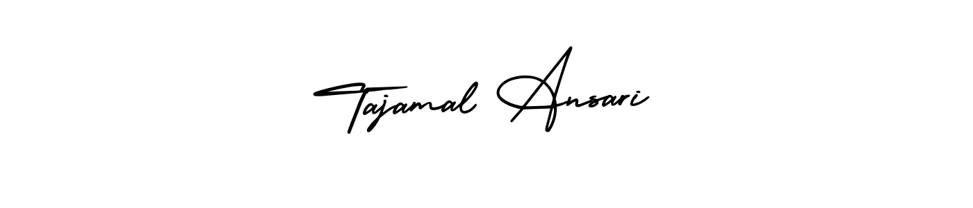 Use a signature maker to create a handwritten signature online. With this signature software, you can design (AmerikaSignatureDemo-Regular) your own signature for name Tajamal Ansari. Tajamal Ansari signature style 3 images and pictures png