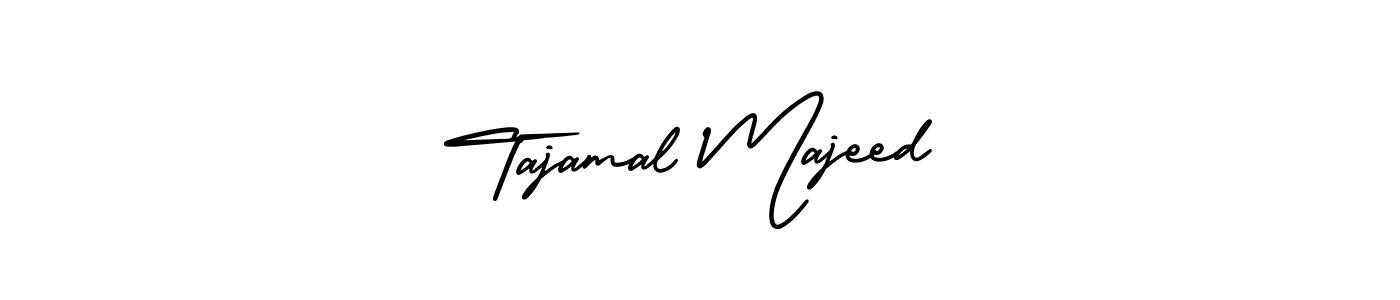 Tajamal Majeed stylish signature style. Best Handwritten Sign (AmerikaSignatureDemo-Regular) for my name. Handwritten Signature Collection Ideas for my name Tajamal Majeed. Tajamal Majeed signature style 3 images and pictures png