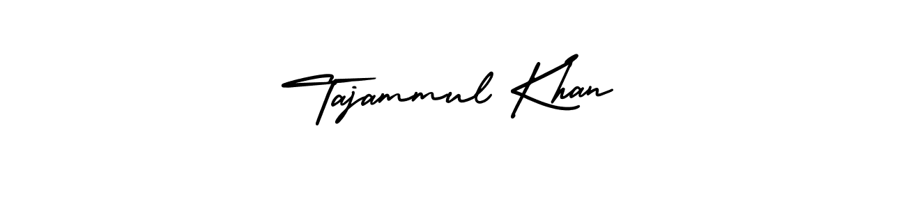 Create a beautiful signature design for name Tajammul Khan. With this signature (AmerikaSignatureDemo-Regular) fonts, you can make a handwritten signature for free. Tajammul Khan signature style 3 images and pictures png