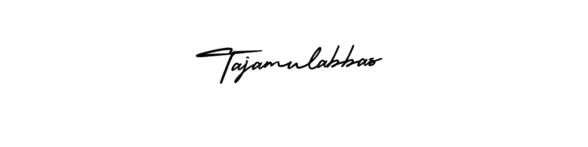 It looks lik you need a new signature style for name Tajamulabbas. Design unique handwritten (AmerikaSignatureDemo-Regular) signature with our free signature maker in just a few clicks. Tajamulabbas signature style 3 images and pictures png