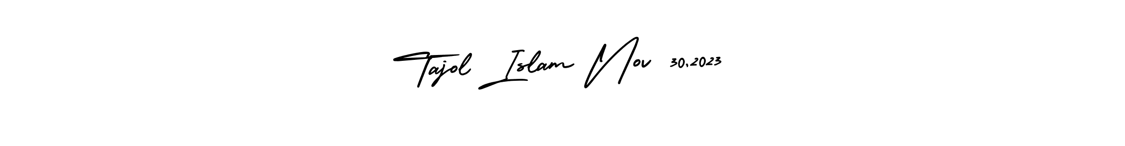 Tajol Islam Nov 30,2023 stylish signature style. Best Handwritten Sign (AmerikaSignatureDemo-Regular) for my name. Handwritten Signature Collection Ideas for my name Tajol Islam Nov 30,2023. Tajol Islam Nov 30,2023 signature style 3 images and pictures png