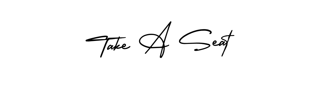 AmerikaSignatureDemo-Regular is a professional signature style that is perfect for those who want to add a touch of class to their signature. It is also a great choice for those who want to make their signature more unique. Get Take A Seat name to fancy signature for free. Take A Seat signature style 3 images and pictures png