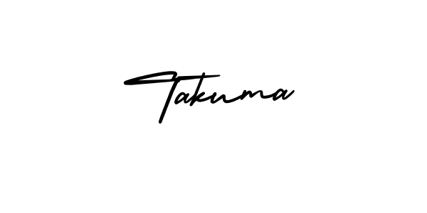 How to make Takuma signature? AmerikaSignatureDemo-Regular is a professional autograph style. Create handwritten signature for Takuma name. Takuma signature style 3 images and pictures png