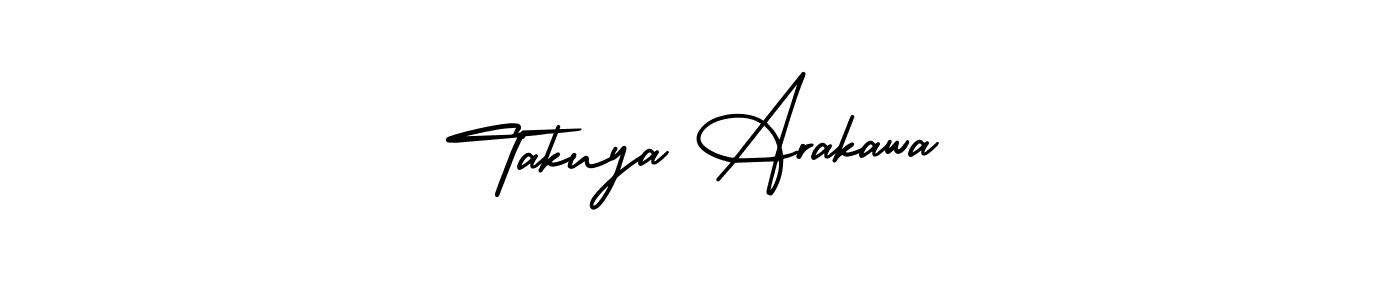 This is the best signature style for the Takuya Arakawa name. Also you like these signature font (AmerikaSignatureDemo-Regular). Mix name signature. Takuya Arakawa signature style 3 images and pictures png