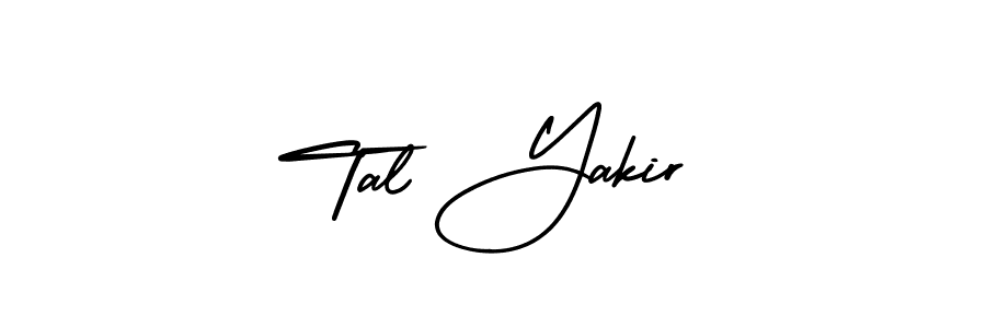 Use a signature maker to create a handwritten signature online. With this signature software, you can design (AmerikaSignatureDemo-Regular) your own signature for name Tal Yakir. Tal Yakir signature style 3 images and pictures png