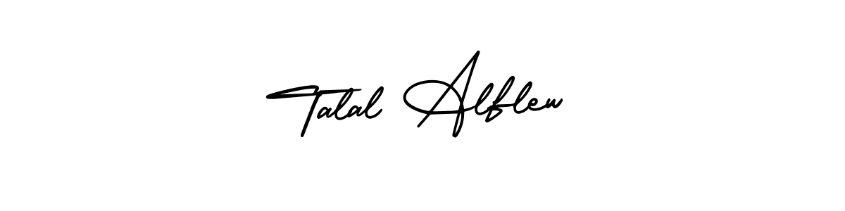 Design your own signature with our free online signature maker. With this signature software, you can create a handwritten (AmerikaSignatureDemo-Regular) signature for name Talal Alflew. Talal Alflew signature style 3 images and pictures png