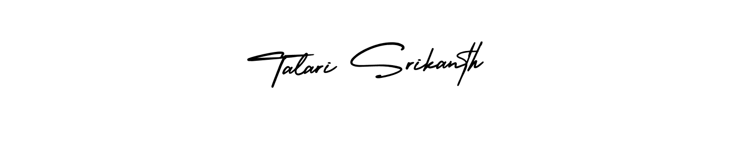 Also we have Talari Srikanth name is the best signature style. Create professional handwritten signature collection using AmerikaSignatureDemo-Regular autograph style. Talari Srikanth signature style 3 images and pictures png