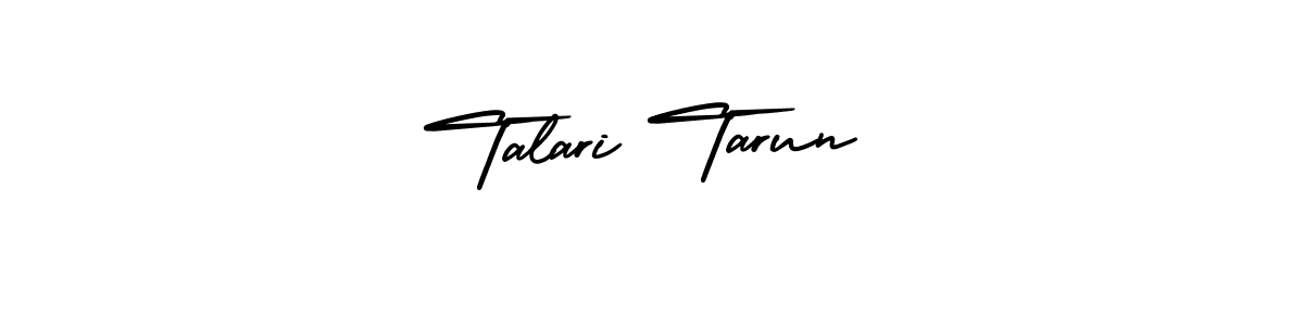 if you are searching for the best signature style for your name Talari Tarun. so please give up your signature search. here we have designed multiple signature styles  using AmerikaSignatureDemo-Regular. Talari Tarun signature style 3 images and pictures png