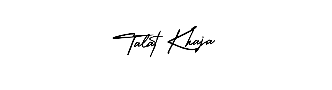 Make a beautiful signature design for name Talat Khaja. With this signature (AmerikaSignatureDemo-Regular) style, you can create a handwritten signature for free. Talat Khaja signature style 3 images and pictures png