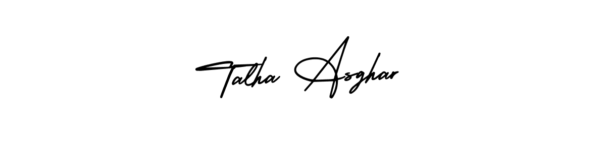 Also You can easily find your signature by using the search form. We will create Talha Asghar name handwritten signature images for you free of cost using AmerikaSignatureDemo-Regular sign style. Talha Asghar signature style 3 images and pictures png