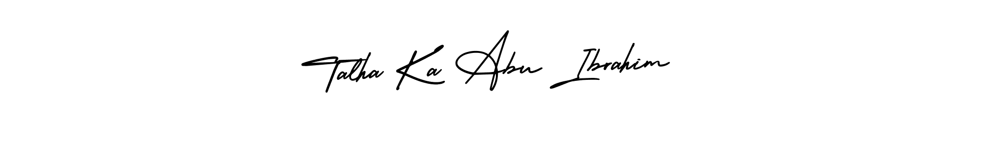 Create a beautiful signature design for name Talha Ka Abu Ibrahim. With this signature (AmerikaSignatureDemo-Regular) fonts, you can make a handwritten signature for free. Talha Ka Abu Ibrahim signature style 3 images and pictures png