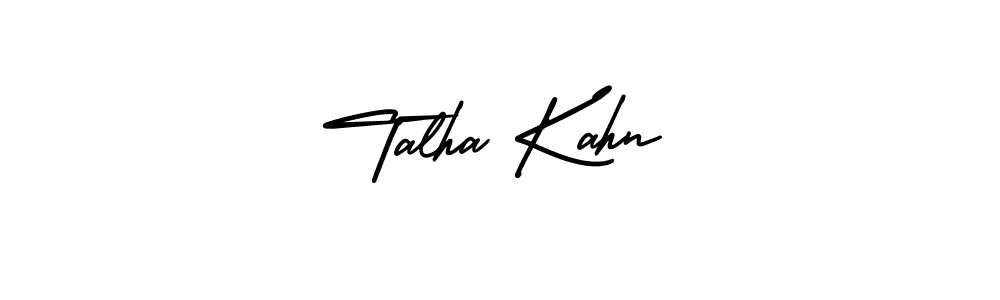 Best and Professional Signature Style for Talha Kahn. AmerikaSignatureDemo-Regular Best Signature Style Collection. Talha Kahn signature style 3 images and pictures png
