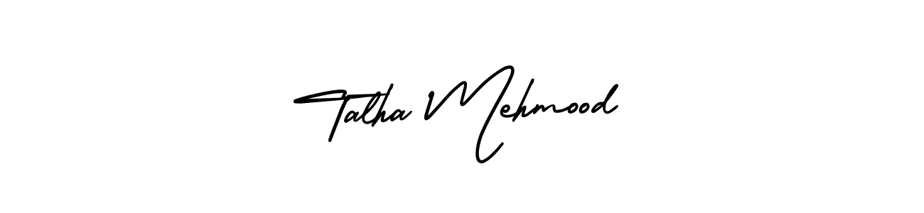 Make a beautiful signature design for name Talha Mehmood. With this signature (AmerikaSignatureDemo-Regular) style, you can create a handwritten signature for free. Talha Mehmood signature style 3 images and pictures png