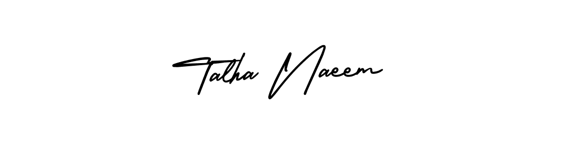 How to make Talha Naeem signature? AmerikaSignatureDemo-Regular is a professional autograph style. Create handwritten signature for Talha Naeem name. Talha Naeem signature style 3 images and pictures png