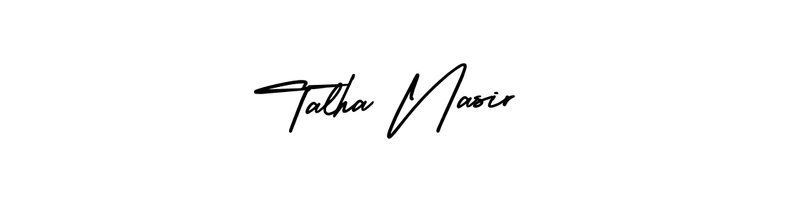 if you are searching for the best signature style for your name Talha Nasir. so please give up your signature search. here we have designed multiple signature styles  using AmerikaSignatureDemo-Regular. Talha Nasir signature style 3 images and pictures png