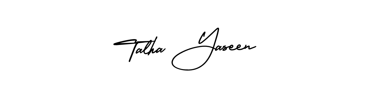 Similarly AmerikaSignatureDemo-Regular is the best handwritten signature design. Signature creator online .You can use it as an online autograph creator for name Talha Yaseen. Talha Yaseen signature style 3 images and pictures png