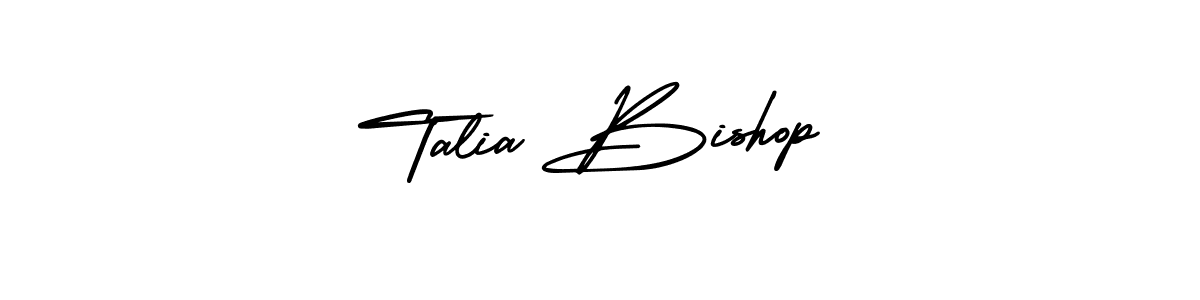 How to make Talia Bishop signature? AmerikaSignatureDemo-Regular is a professional autograph style. Create handwritten signature for Talia Bishop name. Talia Bishop signature style 3 images and pictures png