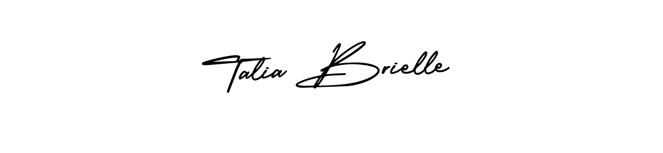 Check out images of Autograph of Talia Brielle name. Actor Talia Brielle Signature Style. AmerikaSignatureDemo-Regular is a professional sign style online. Talia Brielle signature style 3 images and pictures png