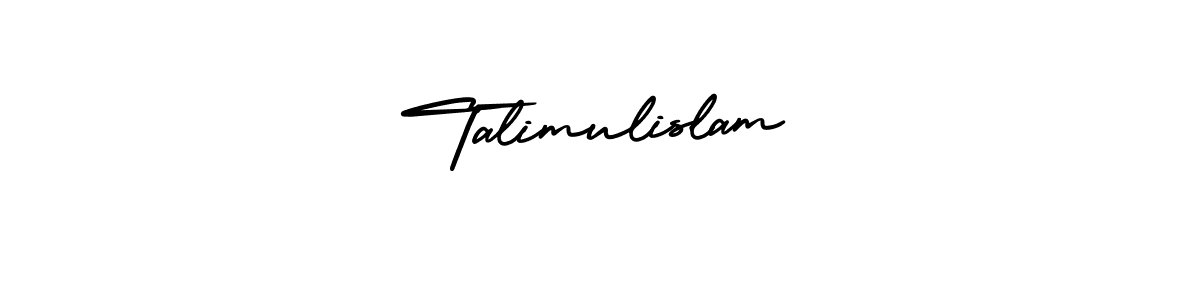 Check out images of Autograph of Talimulislam name. Actor Talimulislam Signature Style. AmerikaSignatureDemo-Regular is a professional sign style online. Talimulislam signature style 3 images and pictures png
