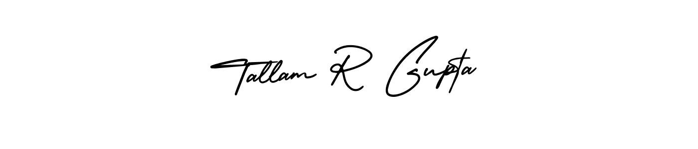 Similarly AmerikaSignatureDemo-Regular is the best handwritten signature design. Signature creator online .You can use it as an online autograph creator for name Tallam R Gupta. Tallam R Gupta signature style 3 images and pictures png