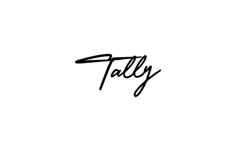 Use a signature maker to create a handwritten signature online. With this signature software, you can design (AmerikaSignatureDemo-Regular) your own signature for name Tally. Tally signature style 3 images and pictures png