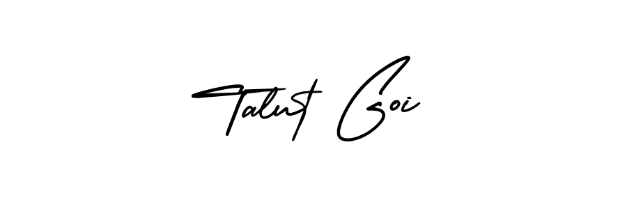 It looks lik you need a new signature style for name Talut Goi. Design unique handwritten (AmerikaSignatureDemo-Regular) signature with our free signature maker in just a few clicks. Talut Goi signature style 3 images and pictures png
