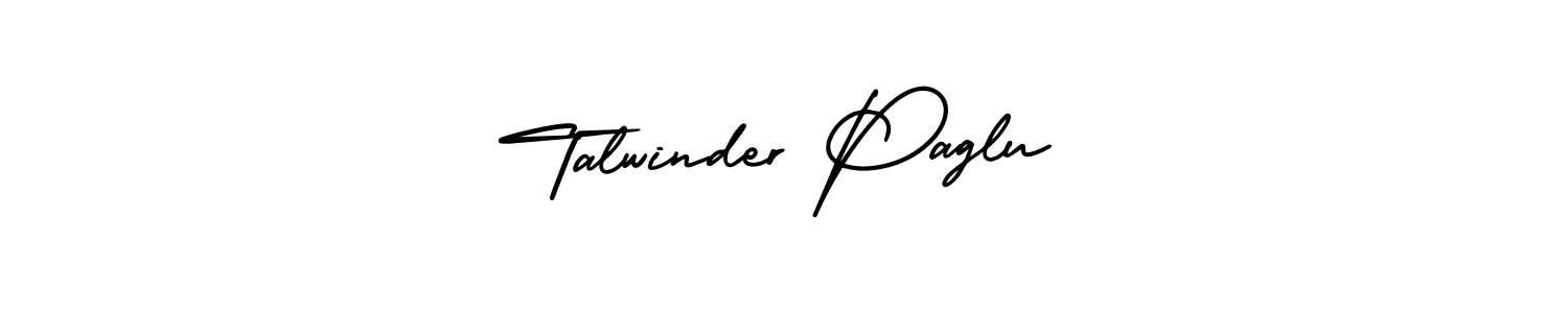 It looks lik you need a new signature style for name Talwinder Paglu. Design unique handwritten (AmerikaSignatureDemo-Regular) signature with our free signature maker in just a few clicks. Talwinder Paglu signature style 3 images and pictures png