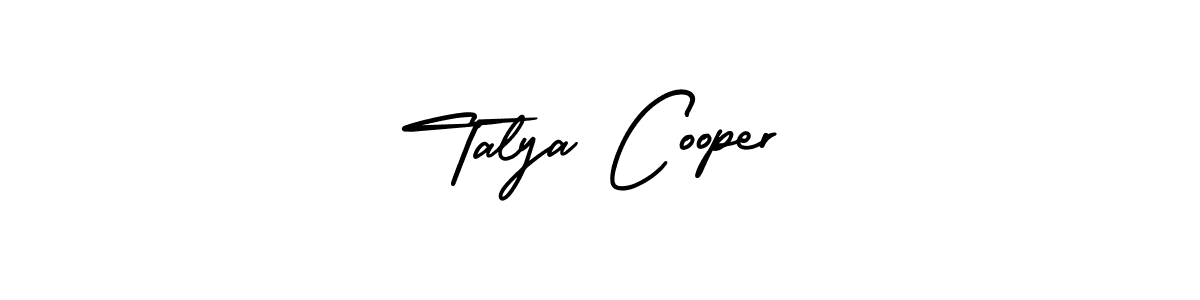 It looks lik you need a new signature style for name Talya Cooper. Design unique handwritten (AmerikaSignatureDemo-Regular) signature with our free signature maker in just a few clicks. Talya Cooper signature style 3 images and pictures png