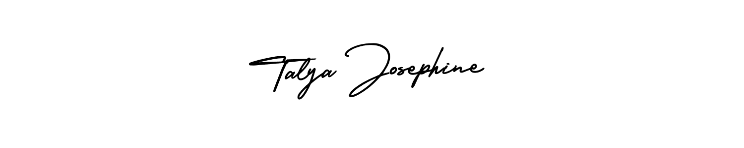 Use a signature maker to create a handwritten signature online. With this signature software, you can design (AmerikaSignatureDemo-Regular) your own signature for name Talya Josephine. Talya Josephine signature style 3 images and pictures png