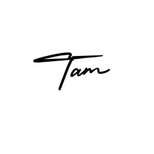 Make a beautiful signature design for name Tam. With this signature (AmerikaSignatureDemo-Regular) style, you can create a handwritten signature for free. Tam signature style 3 images and pictures png