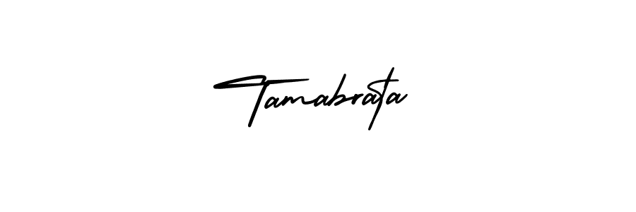 It looks lik you need a new signature style for name Tamabrata. Design unique handwritten (AmerikaSignatureDemo-Regular) signature with our free signature maker in just a few clicks. Tamabrata signature style 3 images and pictures png