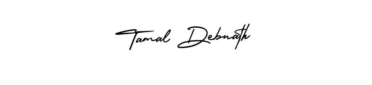 How to make Tamal Debnath name signature. Use AmerikaSignatureDemo-Regular style for creating short signs online. This is the latest handwritten sign. Tamal Debnath signature style 3 images and pictures png