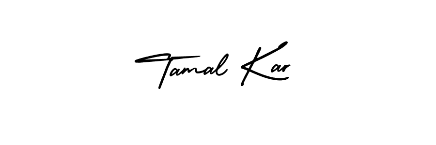 Create a beautiful signature design for name Tamal Kar. With this signature (AmerikaSignatureDemo-Regular) fonts, you can make a handwritten signature for free. Tamal Kar signature style 3 images and pictures png