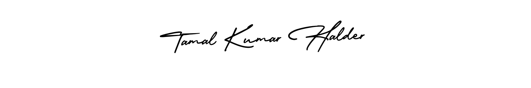Create a beautiful signature design for name Tamal Kumar Halder. With this signature (AmerikaSignatureDemo-Regular) fonts, you can make a handwritten signature for free. Tamal Kumar Halder signature style 3 images and pictures png