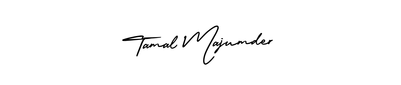 AmerikaSignatureDemo-Regular is a professional signature style that is perfect for those who want to add a touch of class to their signature. It is also a great choice for those who want to make their signature more unique. Get Tamal Majumder name to fancy signature for free. Tamal Majumder signature style 3 images and pictures png