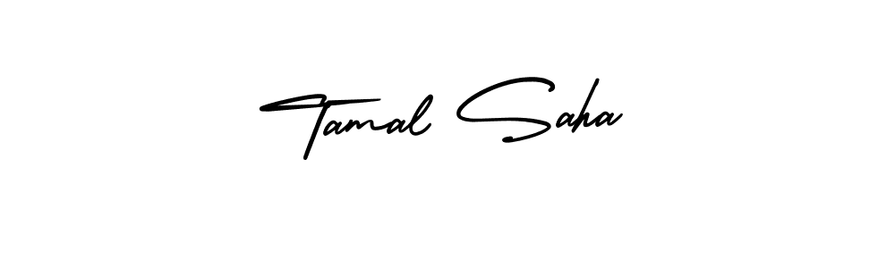 AmerikaSignatureDemo-Regular is a professional signature style that is perfect for those who want to add a touch of class to their signature. It is also a great choice for those who want to make their signature more unique. Get Tamal Saha name to fancy signature for free. Tamal Saha signature style 3 images and pictures png