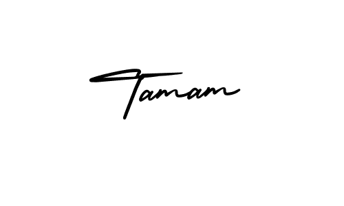 This is the best signature style for the Tamam name. Also you like these signature font (AmerikaSignatureDemo-Regular). Mix name signature. Tamam signature style 3 images and pictures png