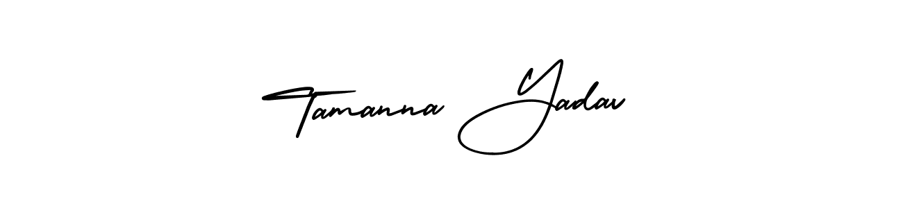 How to Draw Tamanna Yadav signature style? AmerikaSignatureDemo-Regular is a latest design signature styles for name Tamanna Yadav. Tamanna Yadav signature style 3 images and pictures png