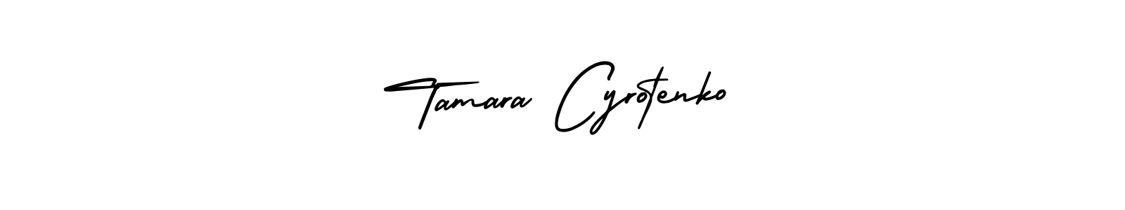 if you are searching for the best signature style for your name Tamara Cyrotenko. so please give up your signature search. here we have designed multiple signature styles  using AmerikaSignatureDemo-Regular. Tamara Cyrotenko signature style 3 images and pictures png
