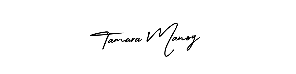 AmerikaSignatureDemo-Regular is a professional signature style that is perfect for those who want to add a touch of class to their signature. It is also a great choice for those who want to make their signature more unique. Get Tamara Mansy name to fancy signature for free. Tamara Mansy signature style 3 images and pictures png
