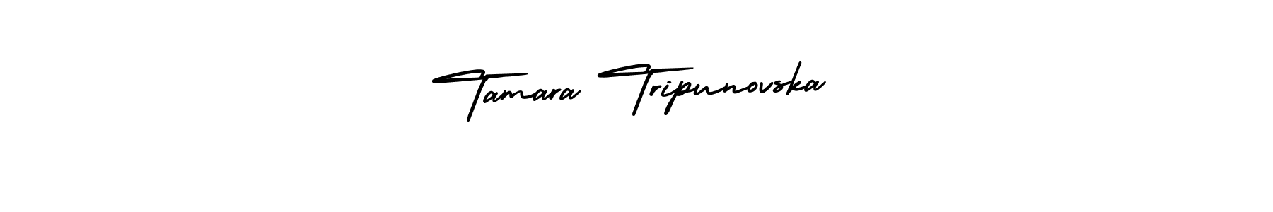 Create a beautiful signature design for name Tamara Tripunovska. With this signature (AmerikaSignatureDemo-Regular) fonts, you can make a handwritten signature for free. Tamara Tripunovska signature style 3 images and pictures png