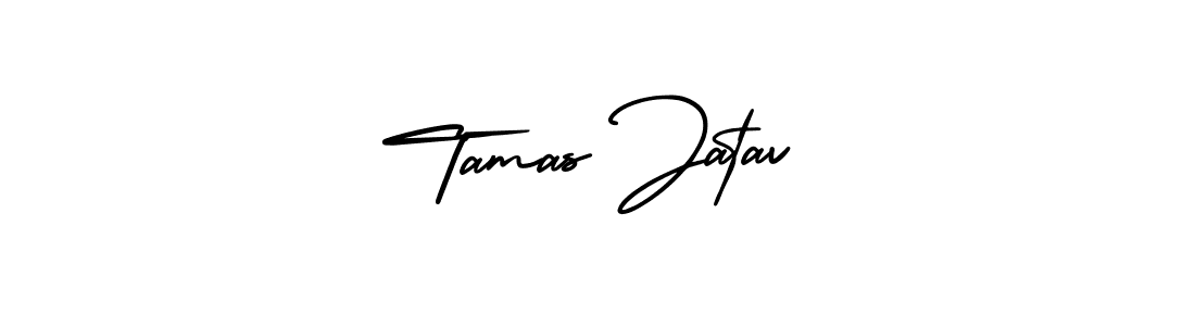 How to make Tamas Jatav signature? AmerikaSignatureDemo-Regular is a professional autograph style. Create handwritten signature for Tamas Jatav name. Tamas Jatav signature style 3 images and pictures png